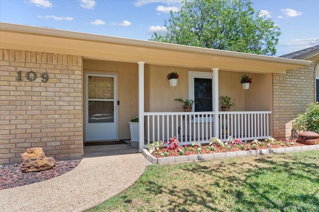 109 S Patricia St, Waco, TX 76705 - entrance to property with covered porch and brick siding