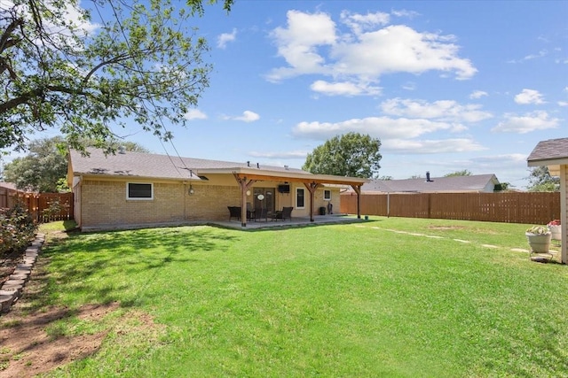 109 S Patricia St, Waco, TX 76705 - back of property with brick siding and a patio