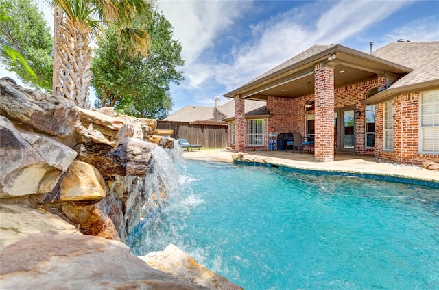 3401 Beckingham Ct, Flower Mound, TX 75022 - swimming pool featuring a patio