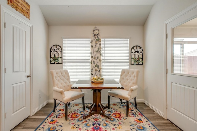6100 True Vine Rd, Fort Worth, TX 76123 - dining area with wood finished floors and baseboards