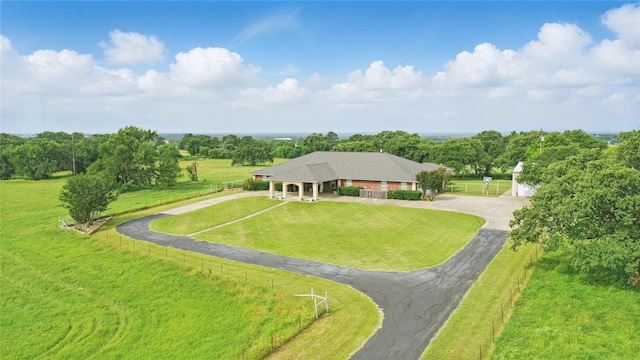 421 Olive Branch Rd, Brock, TX 76087 - view from above of property
