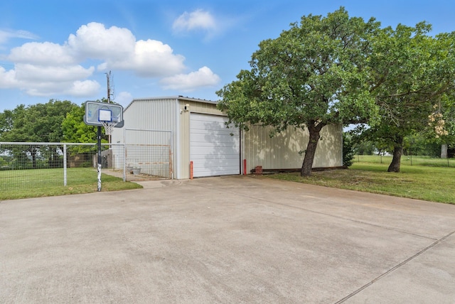 421 Olive Branch Rd, Brock, TX 76087 - view of detached garage