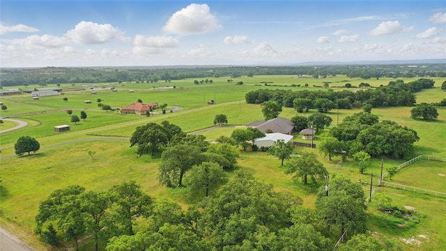 421 Olive Branch Rd, Brock, TX 76087 - aerial view of sparsely populated area featuring a pastoral area