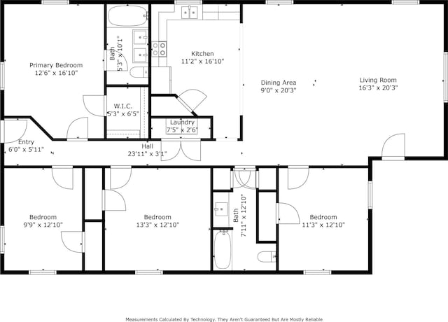 2446 Catherine St, Dallas, TX 75211 - property floor plan