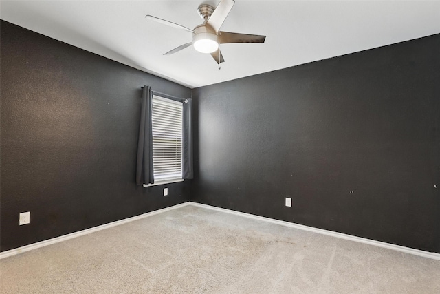 1417 Grassy Meadows Dr, Burleson, TX 76058 - carpeted spare room with ceiling fan and baseboards