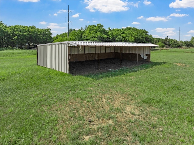 3337 Fm 933, Whitney, TX 76692 - view of pole building featuring a lawn