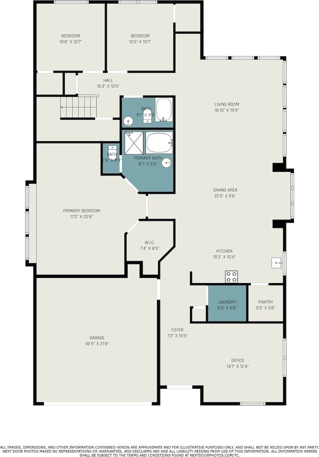 628 Cottage Pl, Lavon, TX 75166 - floor plan / room layout