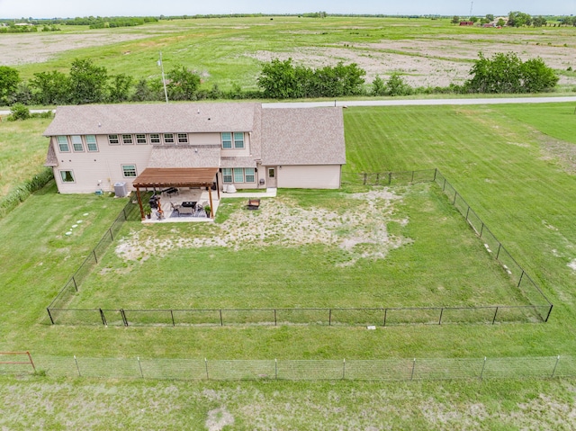 3547 County Road 1092, Celeste, TX 75423 - aerial view of sparsely populated area with agricultural land