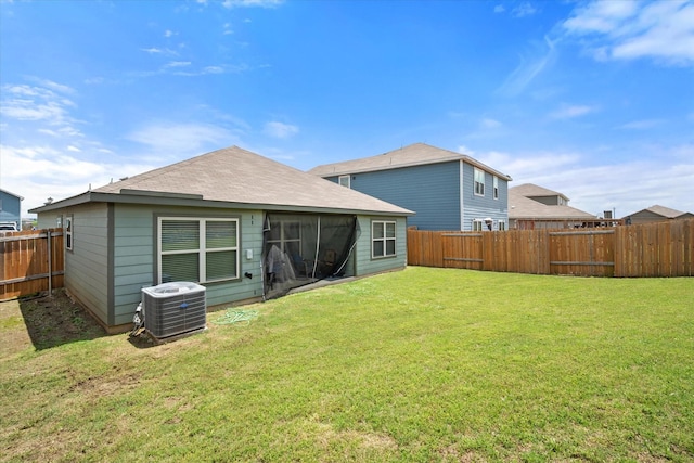 113 Hamilton Way, Venus, TX 76084 - rear view of house with central AC unit