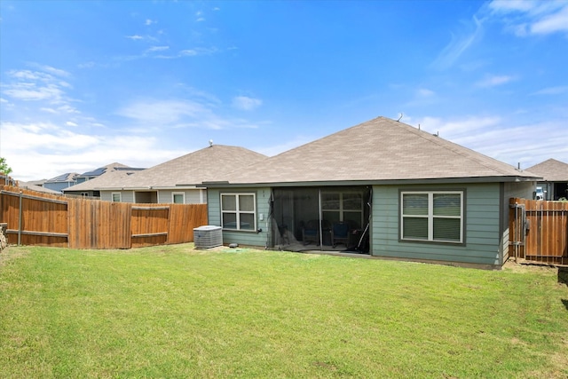 113 Hamilton Way, Venus, TX 76084 - rear view of property with cooling unit and roof with shingles