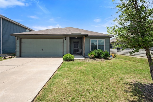 113 Hamilton Way, Venus, TX 76084 - view of front of house featuring a garage, driveway, and a front lawn