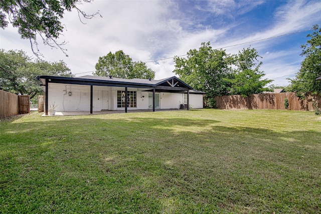 3408 Walton Ave, Fort Worth, TX 76133 - back of property with a patio and french doors