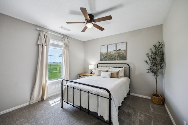 18818 Webb Ln, Nevada, TX 75173 - carpeted bedroom with baseboards and ceiling fan