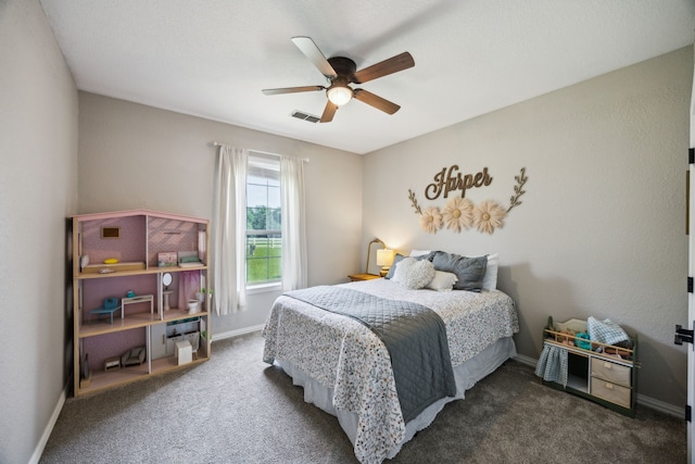18818 Webb Ln, Nevada, TX 75173 - bedroom featuring carpet flooring, baseboards, and ceiling fan