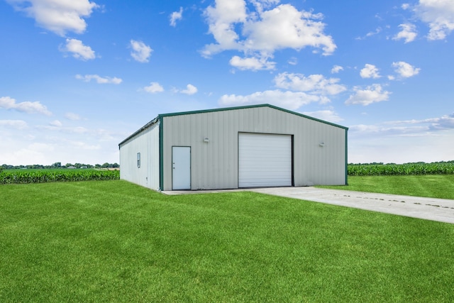 18818 Webb Ln, Nevada, TX 75173 - view of outdoor structure featuring concrete driveway and a rural view