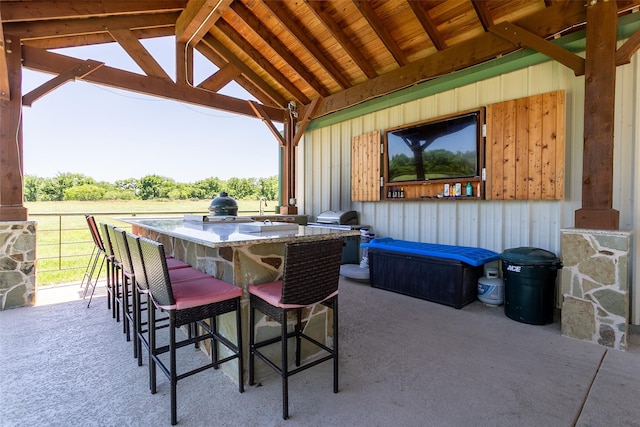 279 County Road 3470, Paradise, TX 76073 - view of patio / terrace featuring a gazebo