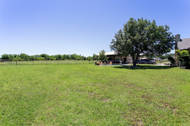 279 County Road 3470, Paradise, TX 76073 - view of yard featuring a patio area and a view of rural / pastoral area