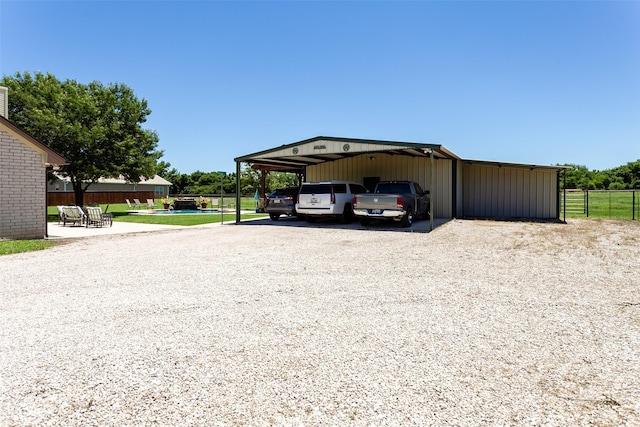 279 County Road 3470, Paradise, TX 76073 - view of car parking featuring gravel driveway