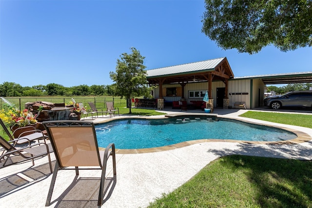 279 County Road 3470, Paradise, TX 76073 - view of pool featuring a patio