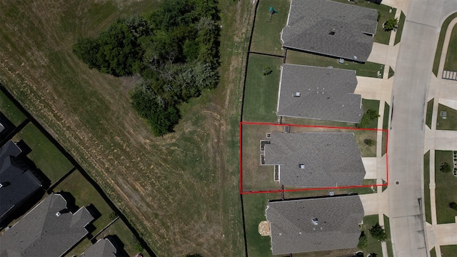 664 Fletcher Dr, Fate, TX 75087 - aerial view of property's location featuring property parcel outlined