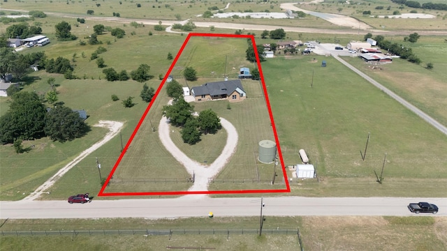 14447 Warbler Ln, Haslet, TX 76052 - view of rural area featuring property parcel outlined