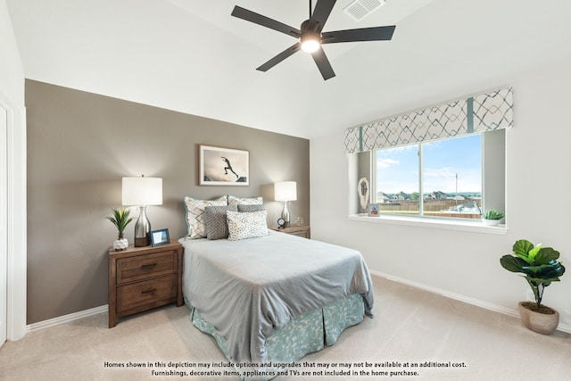 12605 Rocky Top Rd, Godley, TX 76044 - carpeted bedroom with baseboards and a ceiling fan