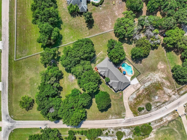 104 E Hidden Meadow Ct, Cresson, TX 76035 - aerial view of property and surrounding area featuring a pool area