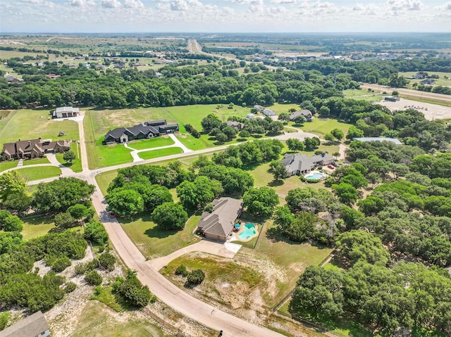 104 E Hidden Meadow Ct, Cresson, TX 76035 - aerial view of property and surrounding area with a pool