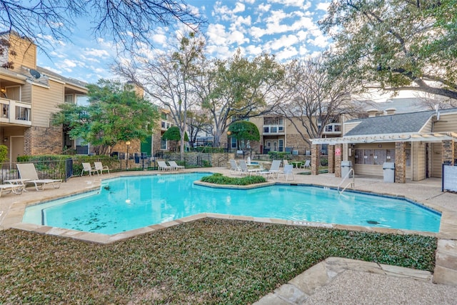 14277 Preston Rd Unit 524, Dallas, TX 75254 - community pool featuring a patio