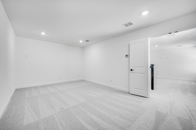 4251 Arlington Ave, Mckinney, TX 75071 - unfurnished room with light carpet, baseboards, and recessed lighting