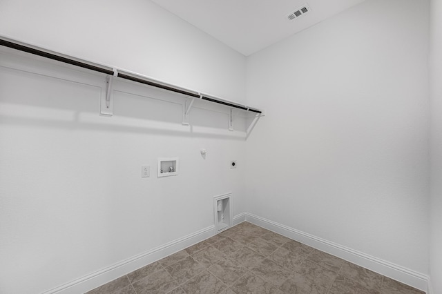 4251 Arlington Ave, Mckinney, TX 75071 - laundry room with hookup for a gas dryer, hookup for an electric dryer, hookup for a washing machine, and baseboards