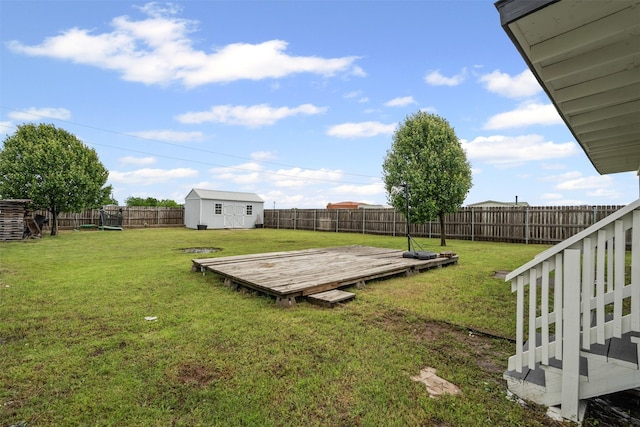 430 Indian Hills Rd, Bowie, TX 76230 - view of yard featuring a wooden deck