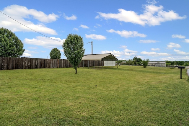 430 Indian Hills Rd, Bowie, TX 76230 - view of yard featuring a carport