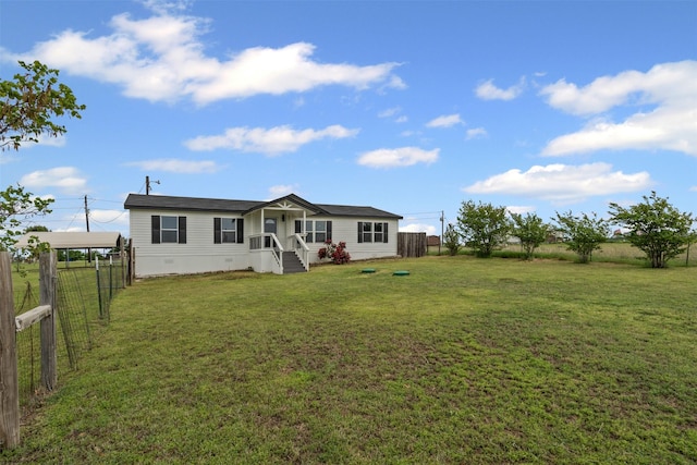 430 Indian Hills Rd, Bowie, TX 76230 - back of property featuring crawl space