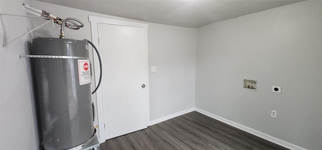 1806 Maryland Ave, Dallas, TX 75216 - utility room with electric water heater