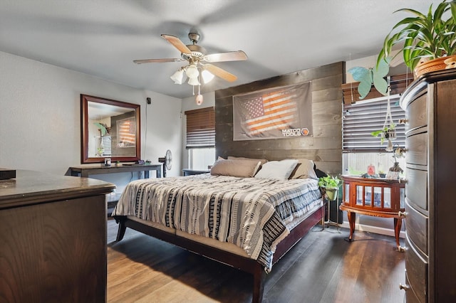 848 Cats Eye Dr, Fort Worth, TX 76179 - bedroom with wood finished floors and a ceiling fan