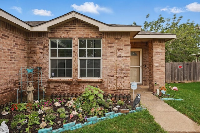 848 Cats Eye Dr, Fort Worth, TX 76179 - view of exterior entry with brick siding