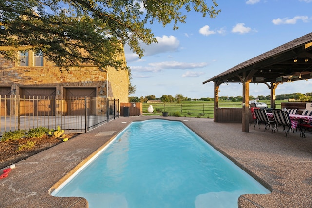 222 Bayne Rd, Haslet, TX 76052 - view of pool featuring a gazebo and a patio area
