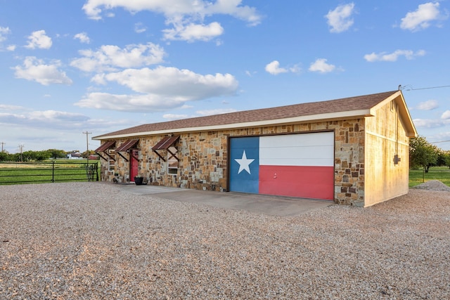 222 Bayne Rd, Haslet, TX 76052 - garage featuring driveway