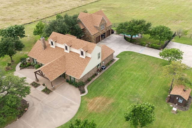 222 Bayne Rd, Haslet, TX 76052 - overview of rural landscape