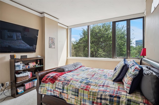 5200 Keller Springs Rd Unit 330, Dallas, TX 75248 - carpeted bedroom with ornamental molding