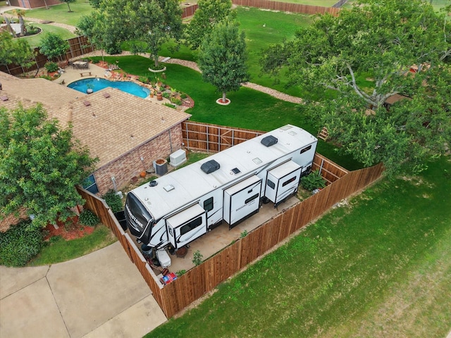 3241 Caleb Ct E, Midlothian, TX 76065 - bird's eye view of a pool
