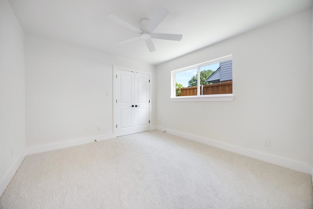 7117 La Sobrina Dr, Dallas, TX 75248 - carpeted spare room with baseboards and ceiling fan