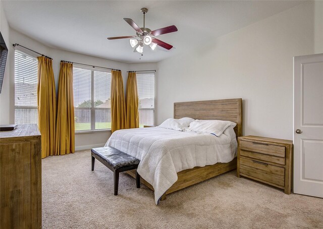 1328 Sandpiper Dr, Forney, TX 75126 - bedroom with light carpet and a ceiling fan