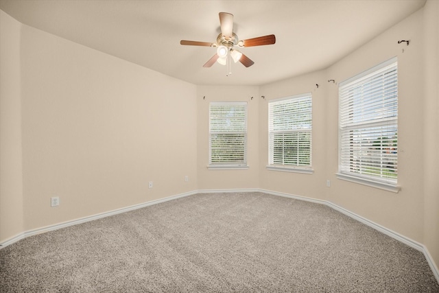 700 Sage Brush Dr, Weatherford, TX 76087 - carpeted empty room featuring a ceiling fan and baseboards