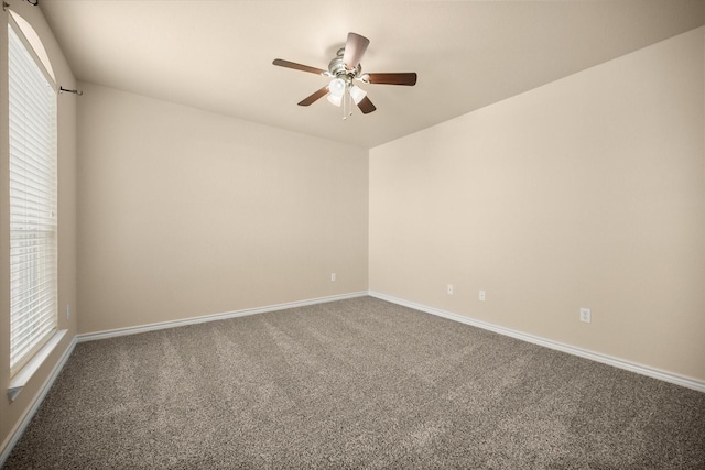 700 Sage Brush Dr, Weatherford, TX 76087 - carpeted empty room featuring ceiling fan and baseboards