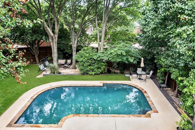 110 San Mateo Ct, Allen, TX 75013 - view of swimming pool with a patio