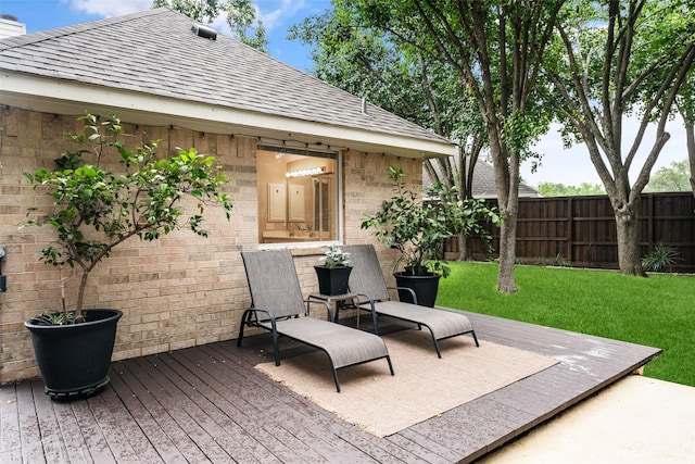 110 San Mateo Ct, Allen, TX 75013 - view of patio / terrace with a wooden deck