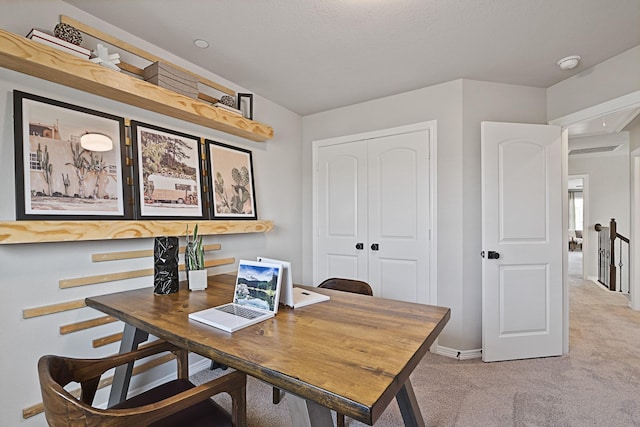 3701 Star Mesa Unit 14, Heartland, TX 75114 - office area with light carpet and baseboards