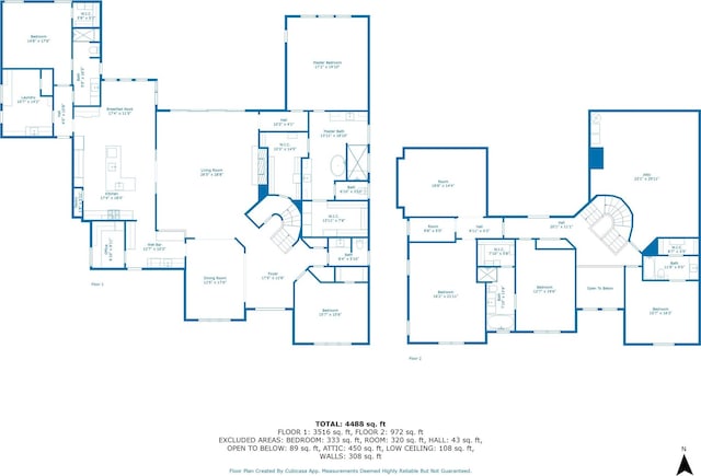 6807 Orchid Ln, Dallas, TX 75230 - floor plan / room layout